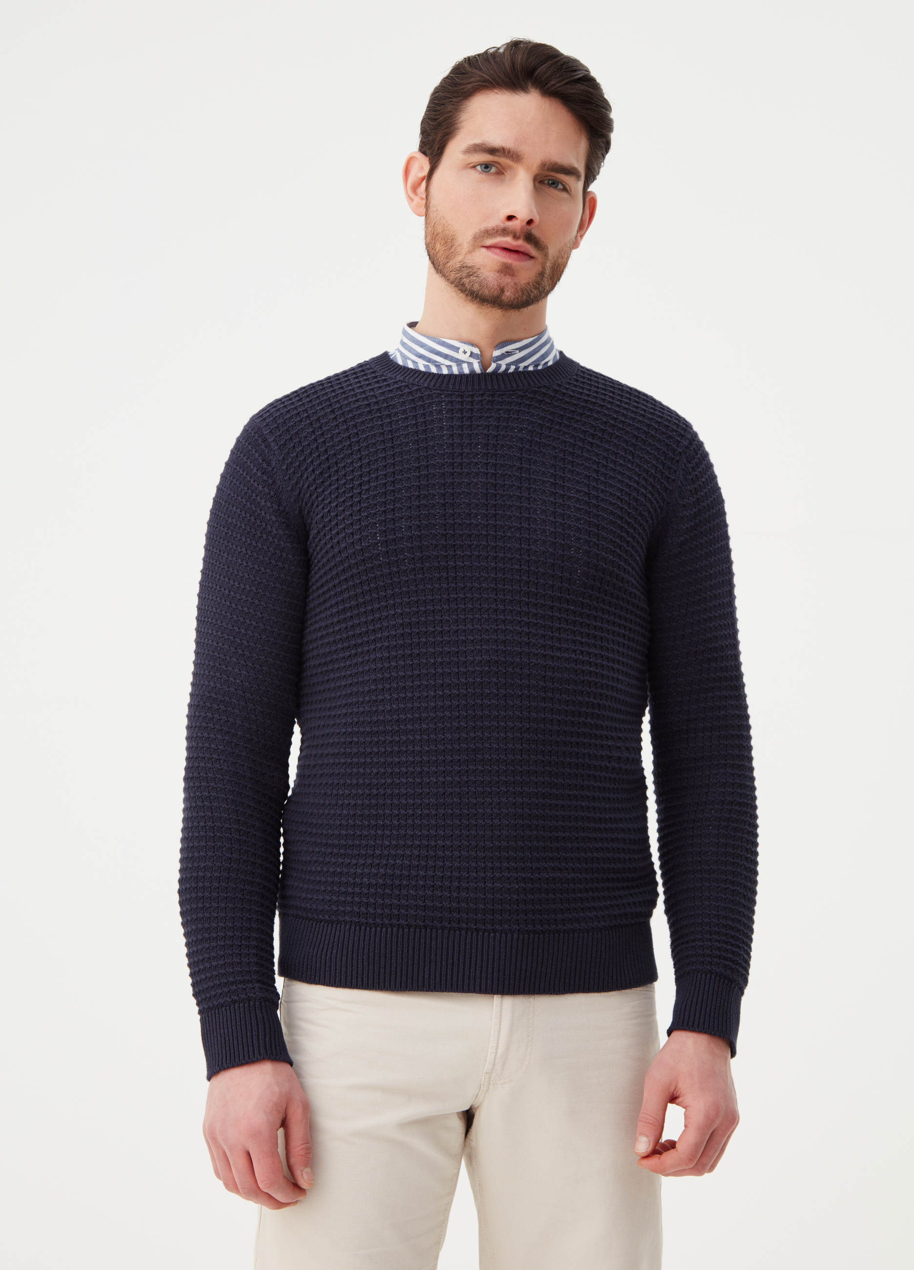 knitted-pullover-cotton